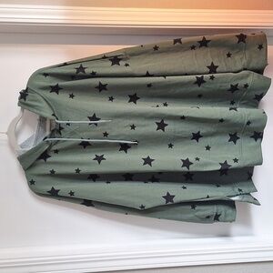 Hooded sweater with star print from Amazon
